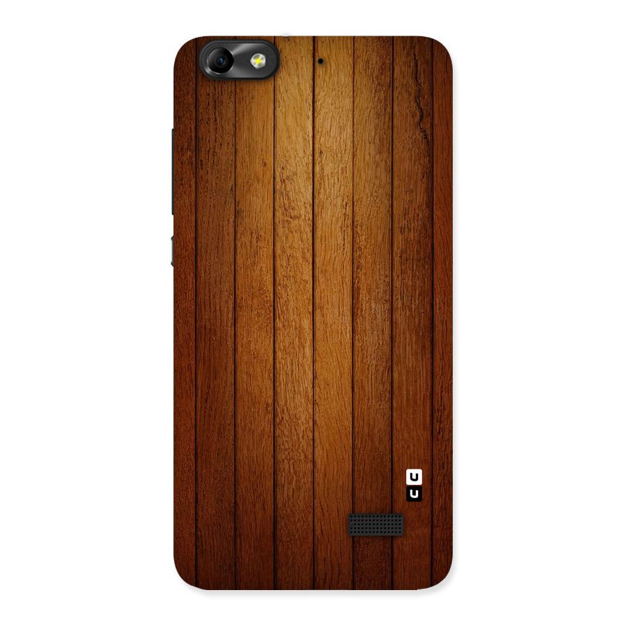 Proper Brown Wood Back Case for Honor 4C