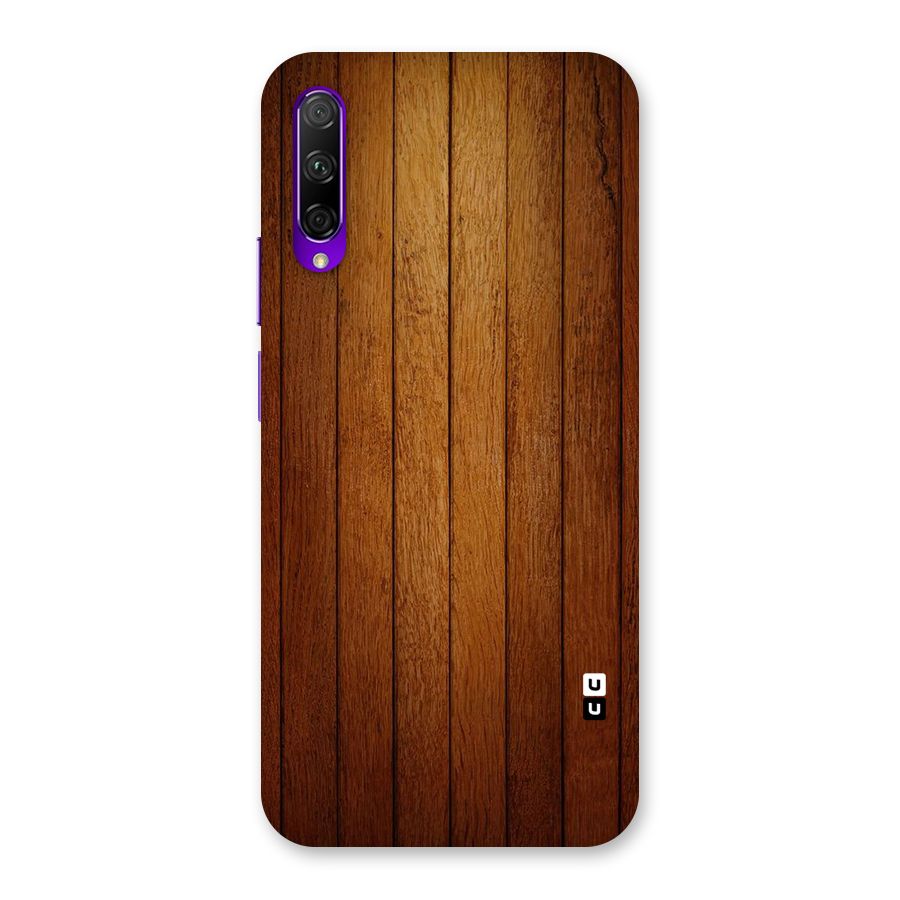 Proper Brown Wood Back Case for Honor 9X Pro
