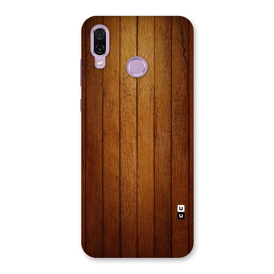 Proper Brown Wood Back Case for Honor Play