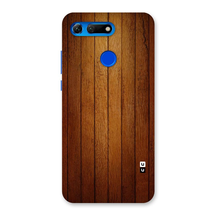 Proper Brown Wood Back Case for Honor View 20