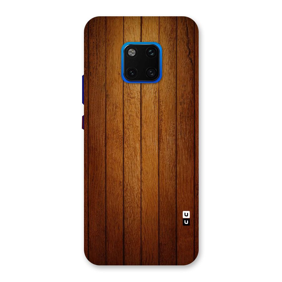 Proper Brown Wood Back Case for Huawei Mate 20 Pro