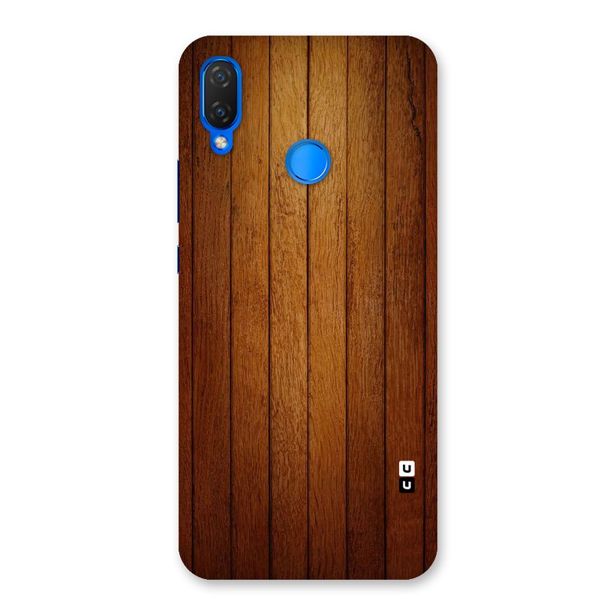 Proper Brown Wood Back Case for Huawei P Smart+