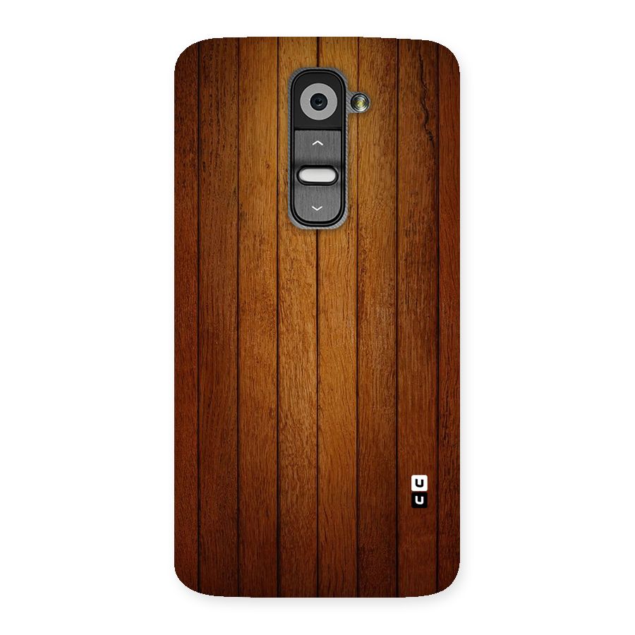 Proper Brown Wood Back Case for LG G2