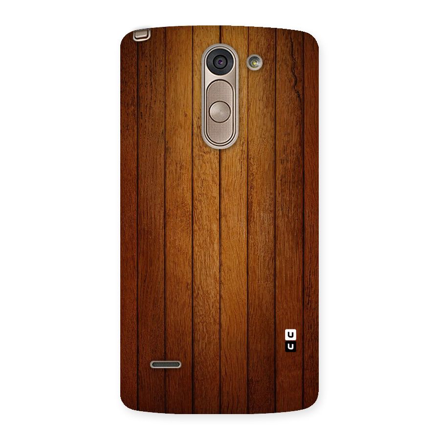 Proper Brown Wood Back Case for LG G3 Stylus