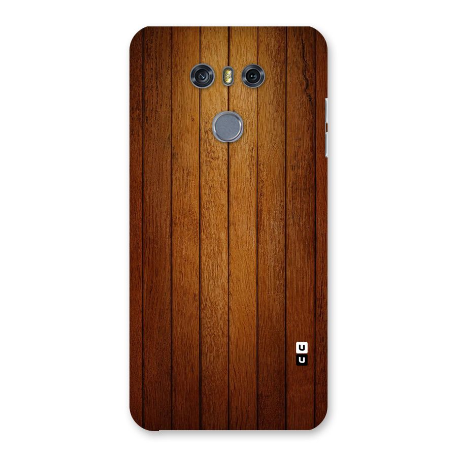 Proper Brown Wood Back Case for LG G6