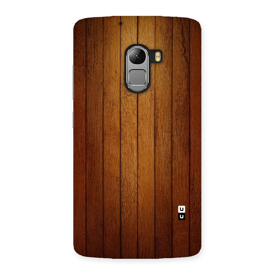 Proper Brown Wood Back Case for Lenovo K4 Note