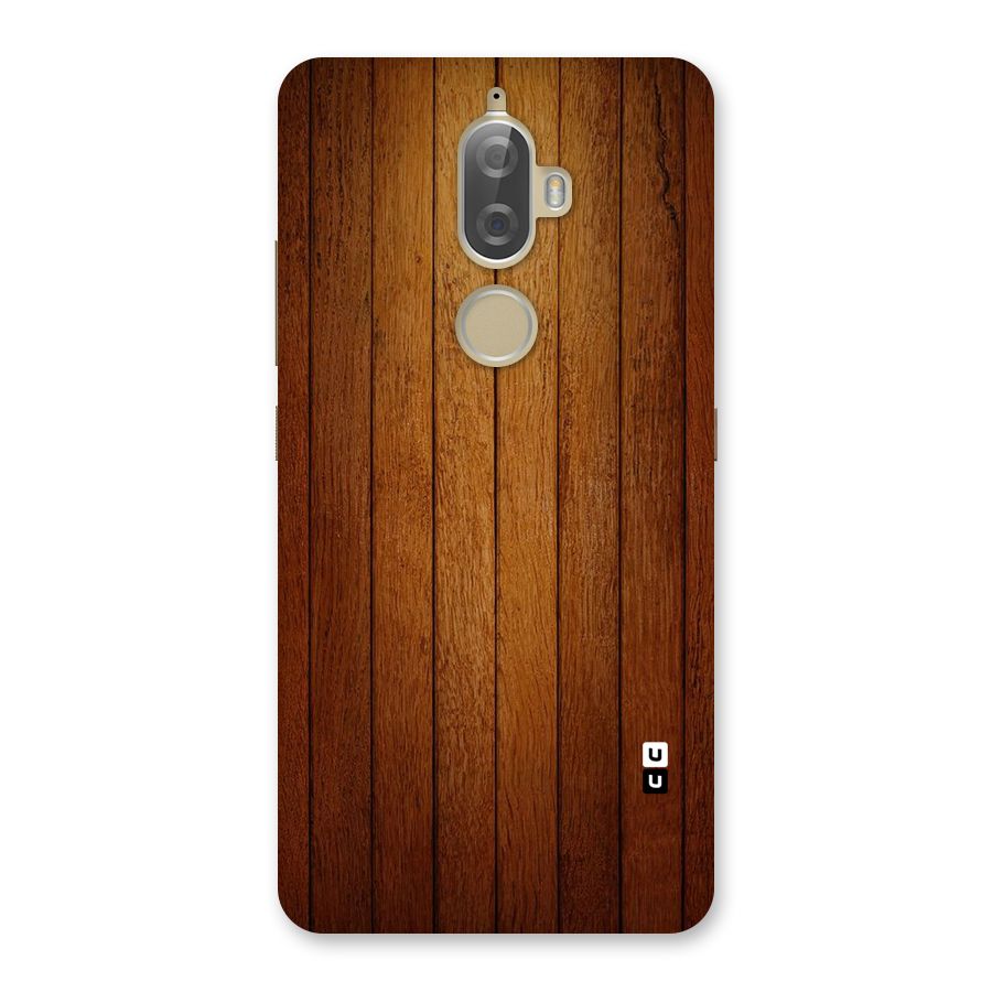 Proper Brown Wood Back Case for Lenovo K8 Plus