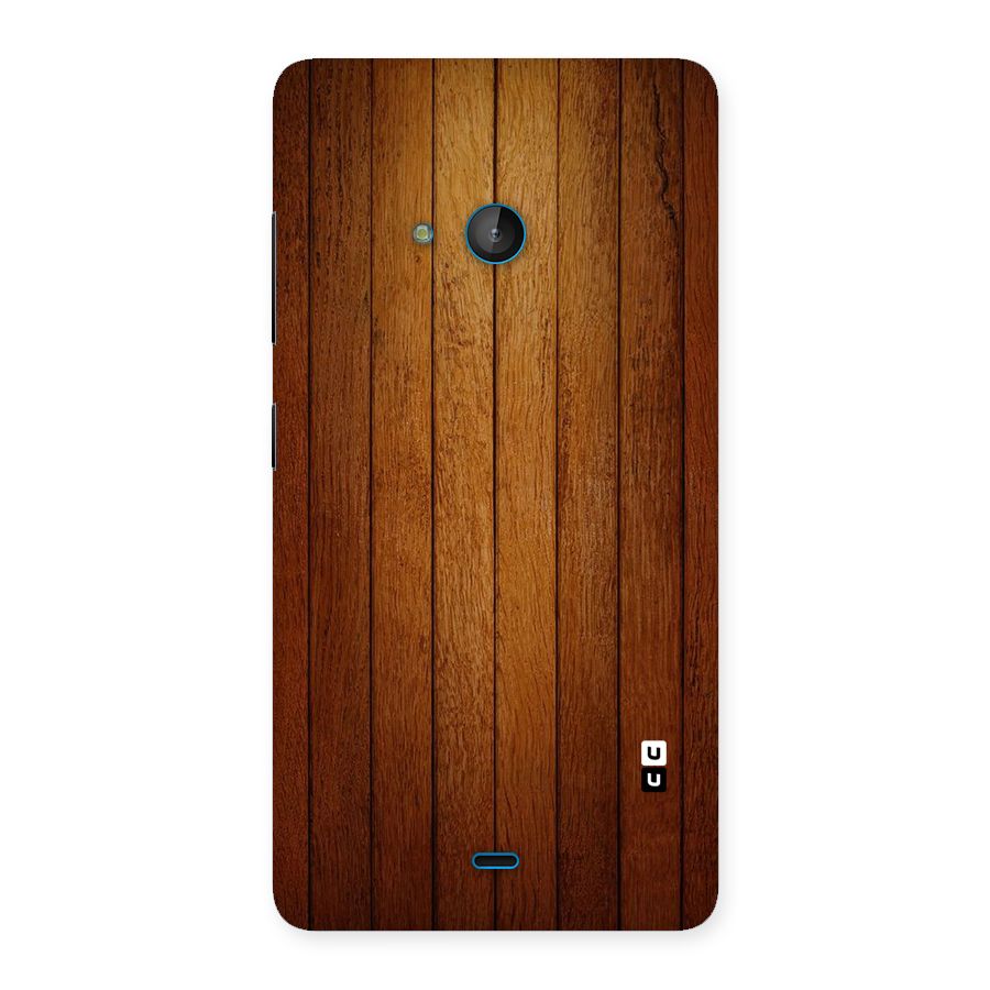 Proper Brown Wood Back Case for Lumia 540
