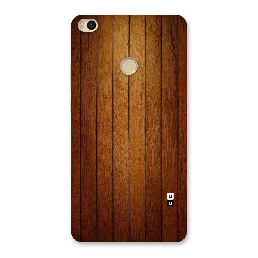 Proper Brown Wood Back Case for Mi Max 2
