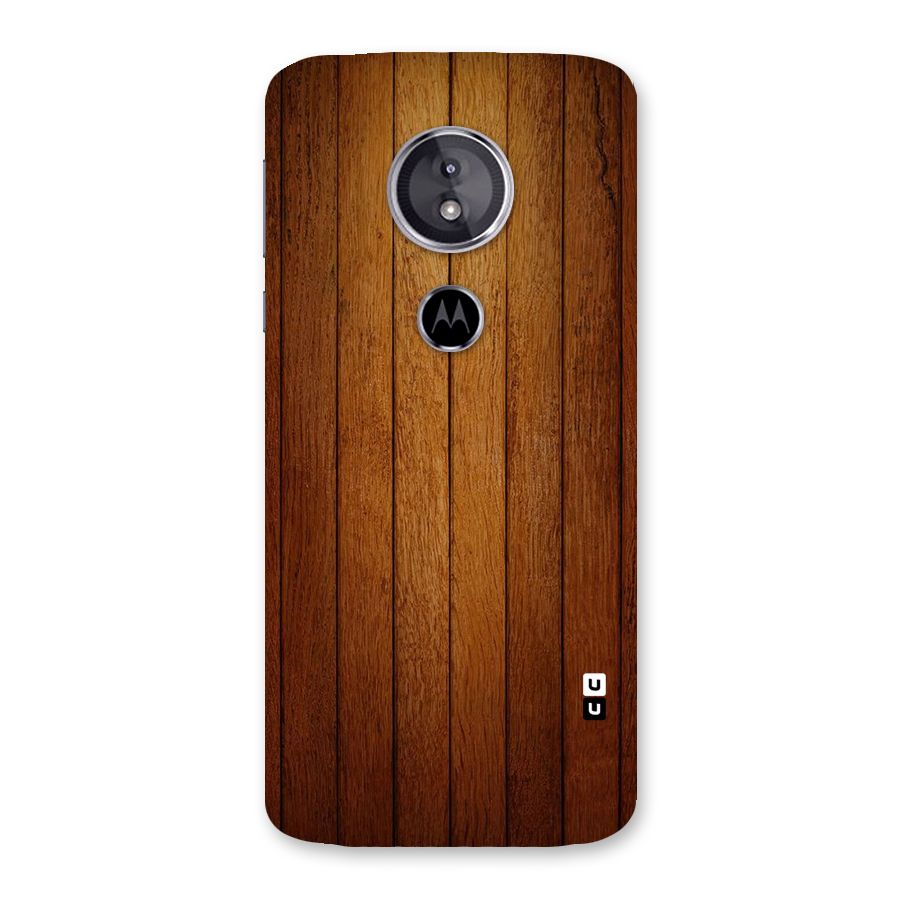 Proper Brown Wood Back Case for Moto E5