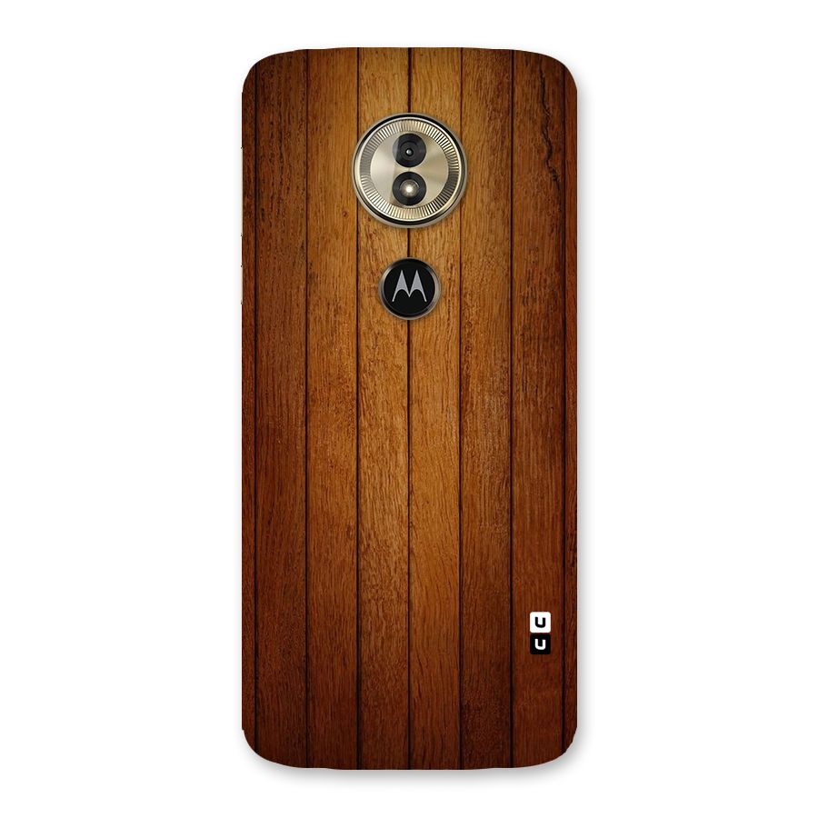 Proper Brown Wood Back Case for Moto G6 Play