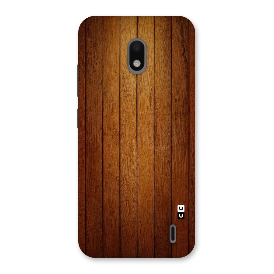 Proper Brown Wood Back Case for Nokia 2.2