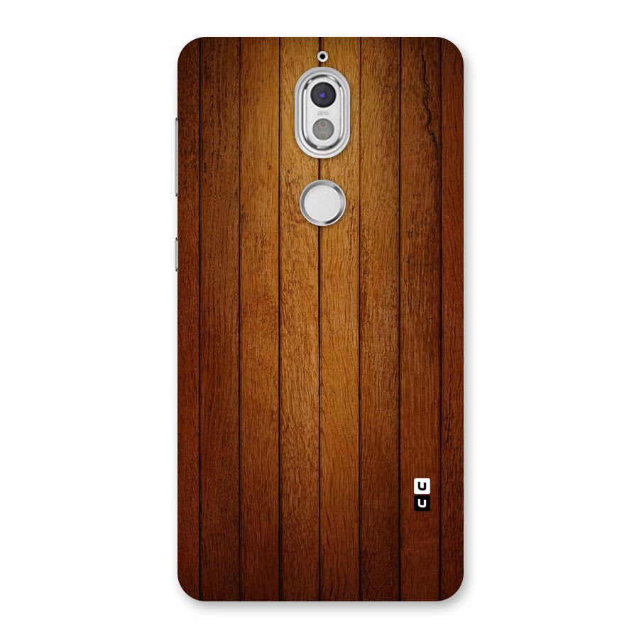 Proper Brown Wood Back Case for Nokia 7