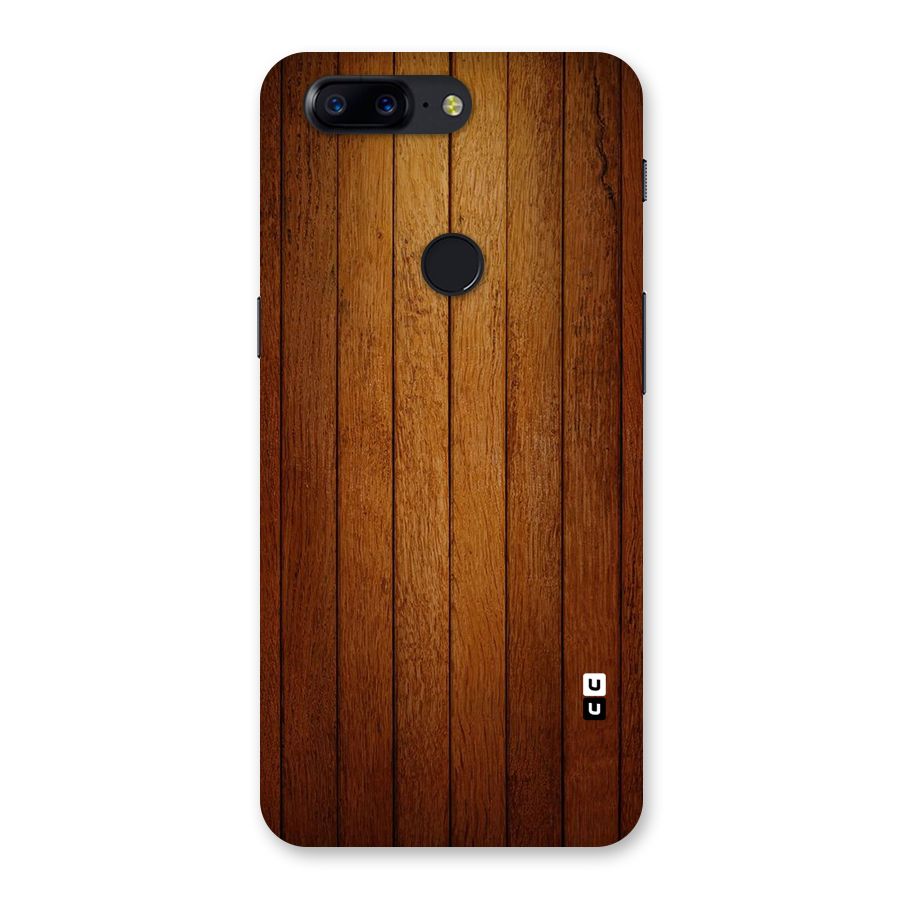 Proper Brown Wood Back Case for OnePlus 5T