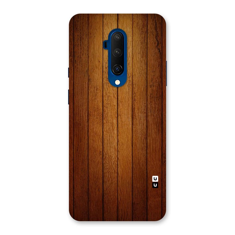 Proper Brown Wood Back Case for OnePlus 7T Pro
