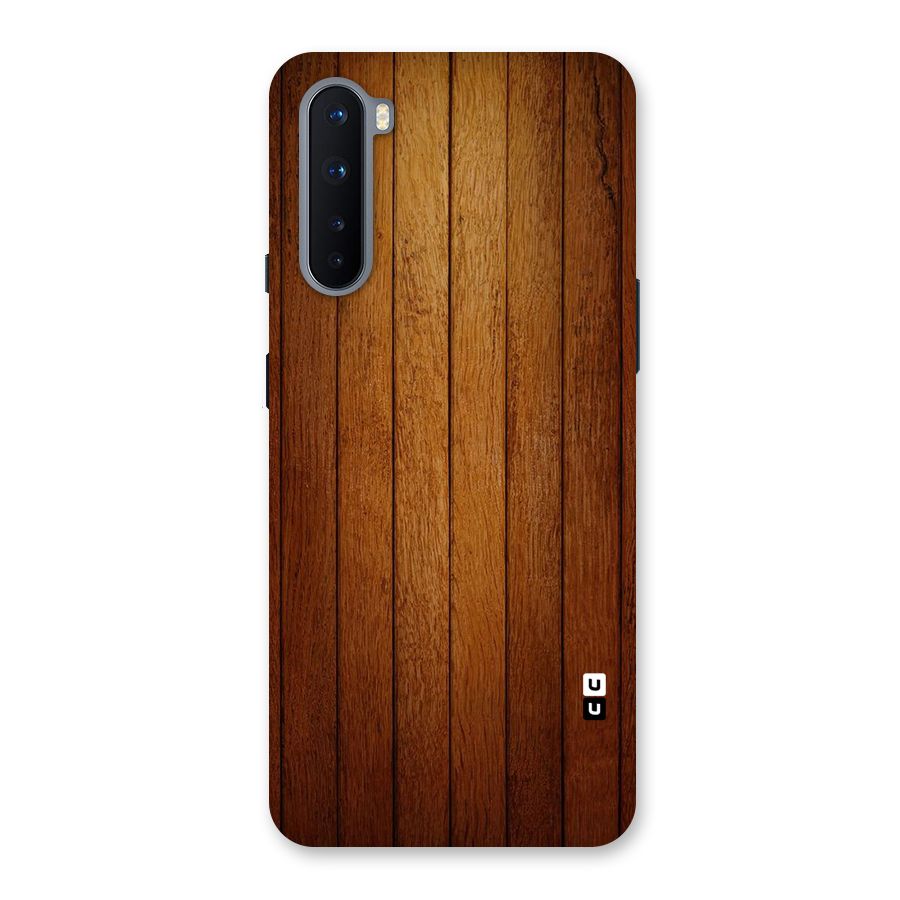 Proper Brown Wood Back Case for OnePlus Nord