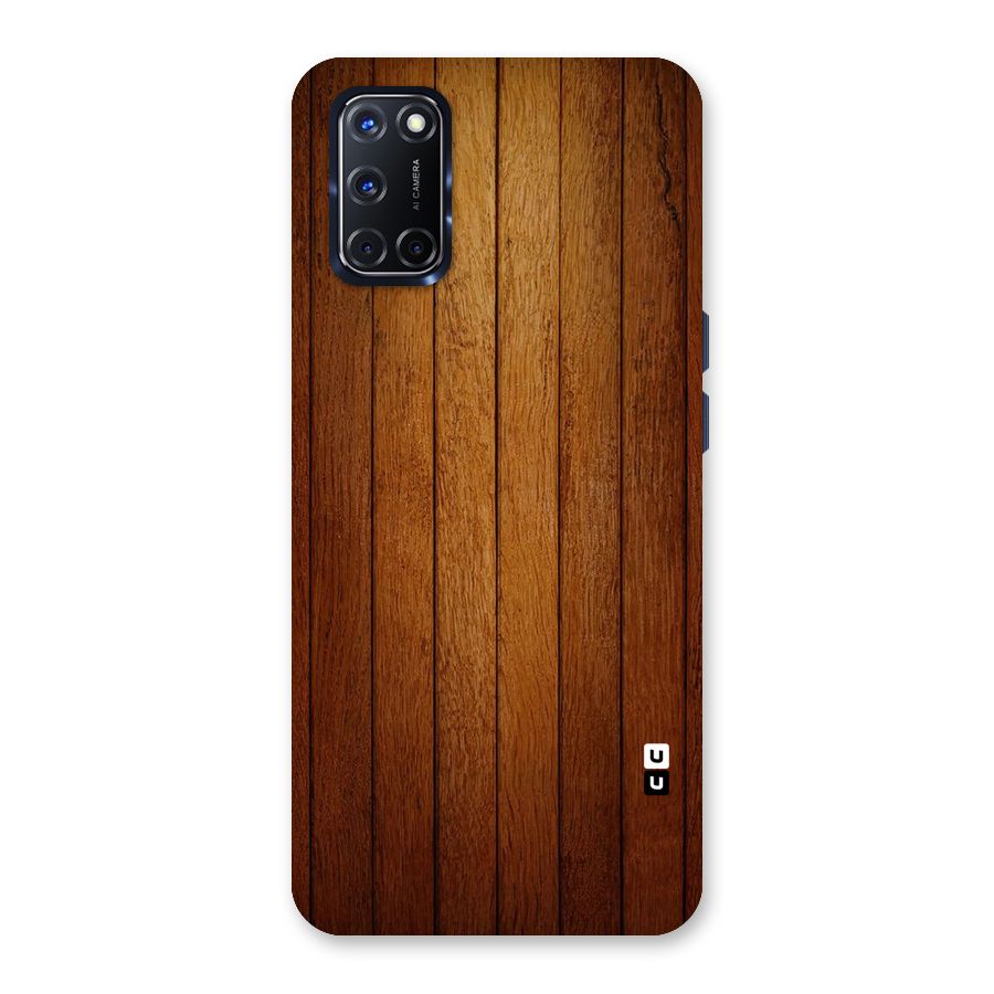Proper Brown Wood Back Case for Oppo A52