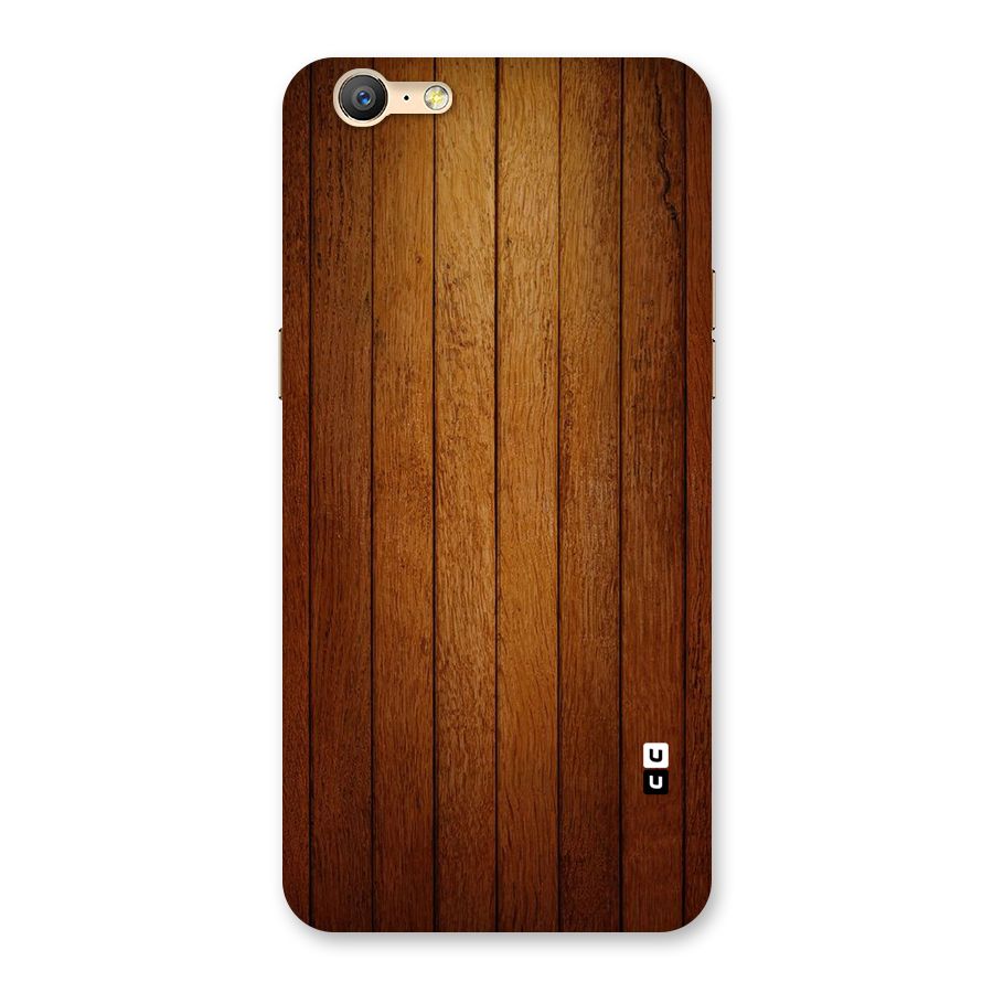 Proper Brown Wood Back Case for Oppo A57