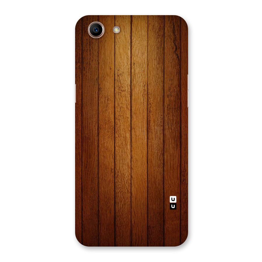 Proper Brown Wood Back Case for Oppo A83 (2018)
