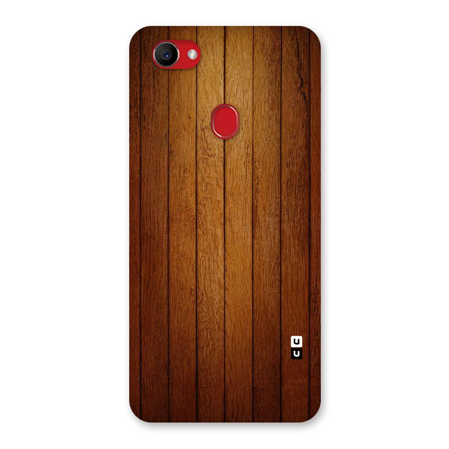 Proper Brown Wood Back Case for Oppo F7
