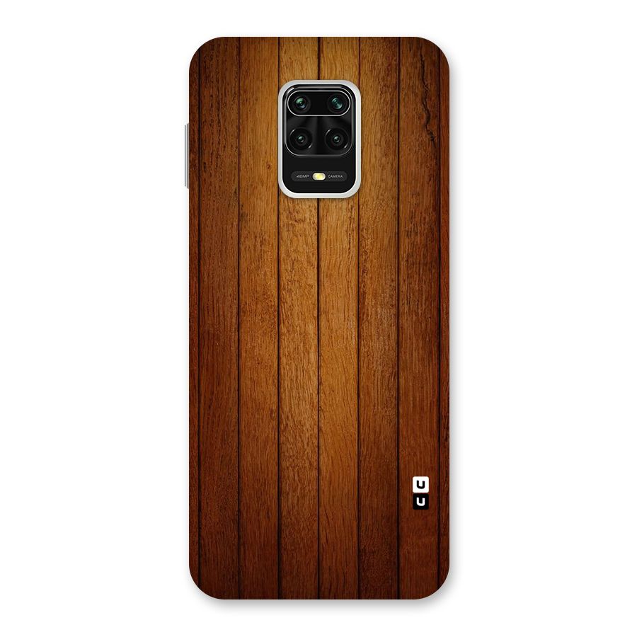 Proper Brown Wood Back Case for Poco M2 Pro