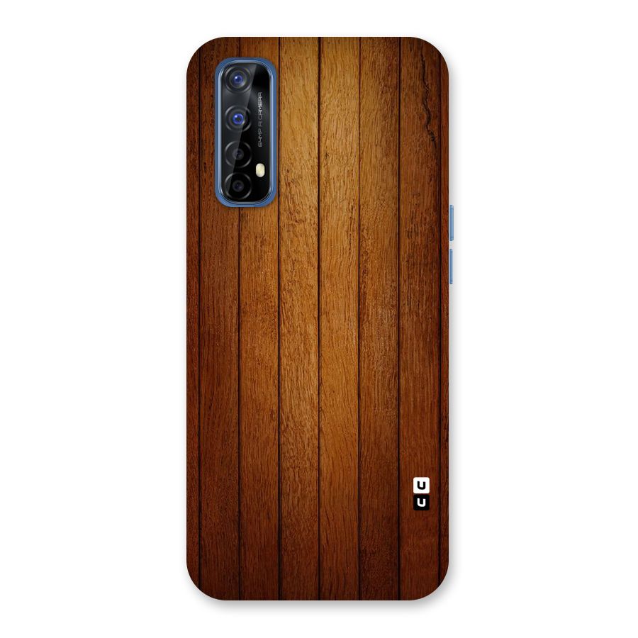 Proper Brown Wood Back Case for Realme Narzo 20 Pro