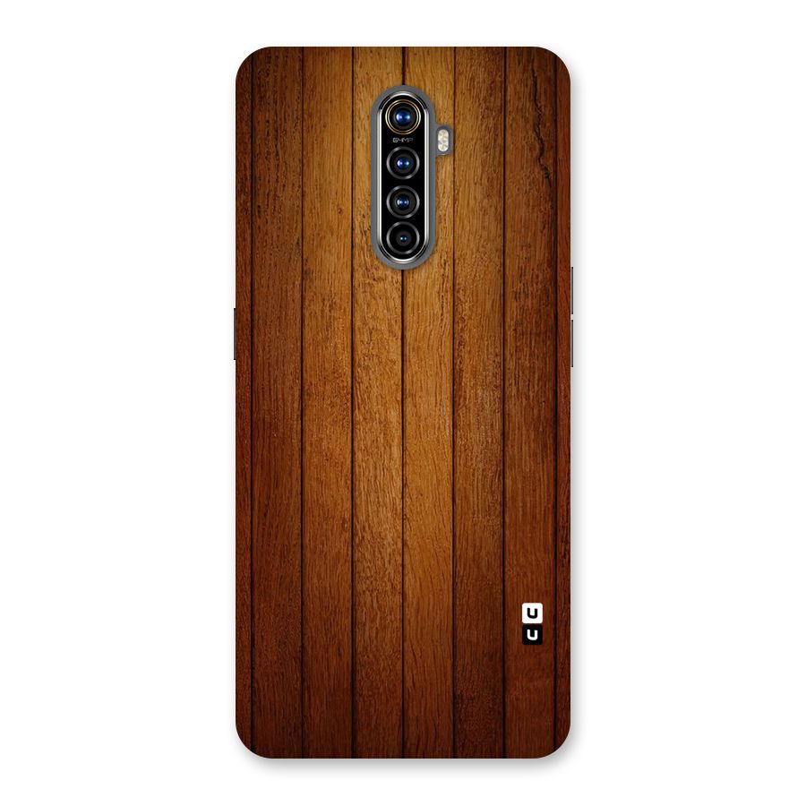Proper Brown Wood Back Case for Realme X2 Pro