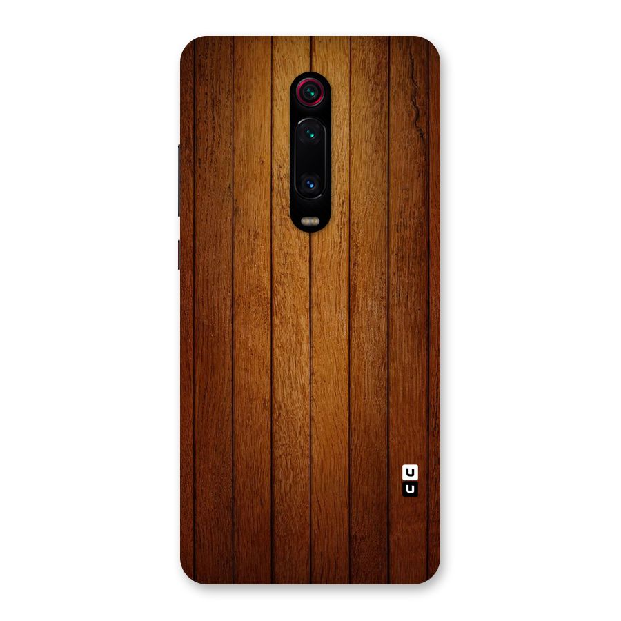 Proper Brown Wood Back Case for Redmi K20 Pro