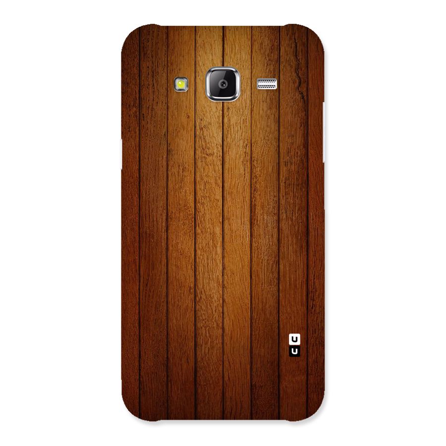 Proper Brown Wood Back Case for Samsung Galaxy J2 Prime