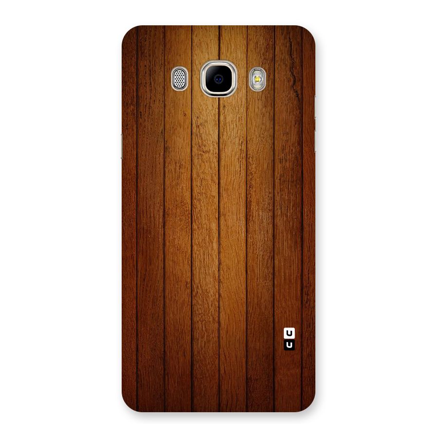 Proper Brown Wood Back Case for Samsung Galaxy J7 2016
