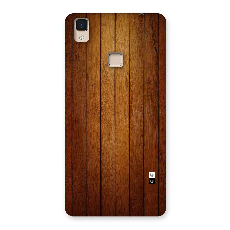 Proper Brown Wood Back Case for V3 Max