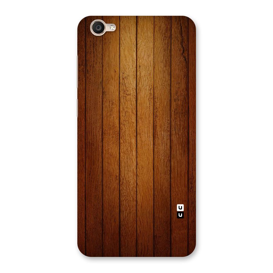 Proper Brown Wood Back Case for Vivo Y55s