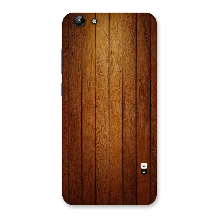 Proper Brown Wood Back Case for Vivo Y69