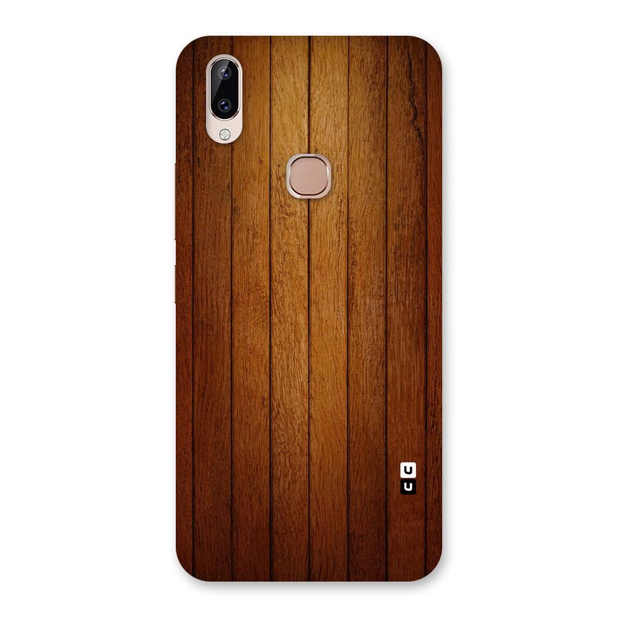 Proper Brown Wood Back Case for Vivo Y83 Pro