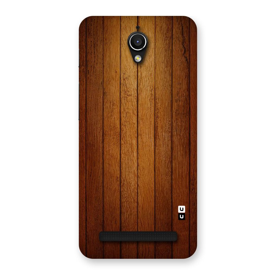 Proper Brown Wood Back Case for Zenfone Go