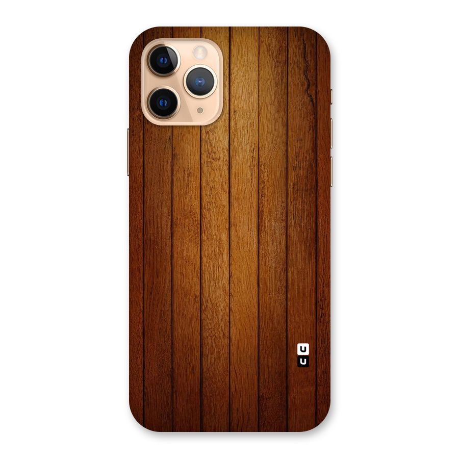 Proper Brown Wood Back Case for iPhone 11 Pro