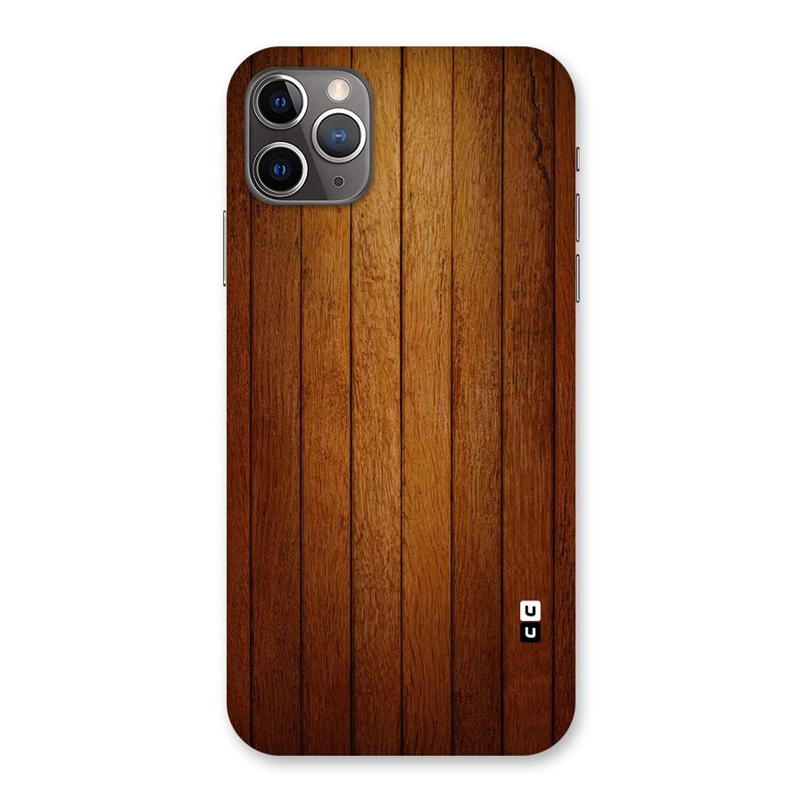 Proper Brown Wood Back Case for iPhone 11 Pro Max