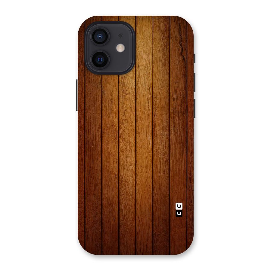 Proper Brown Wood Back Case for iPhone 12