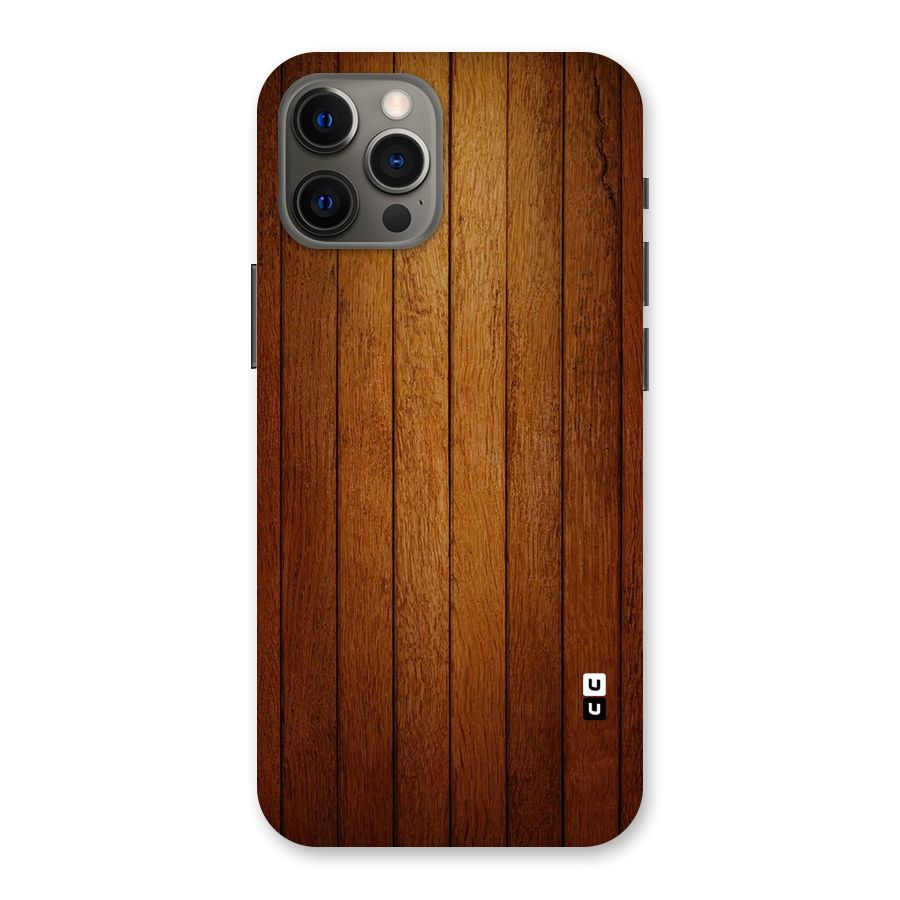 Proper Brown Wood Back Case for iPhone 12 Pro Max
