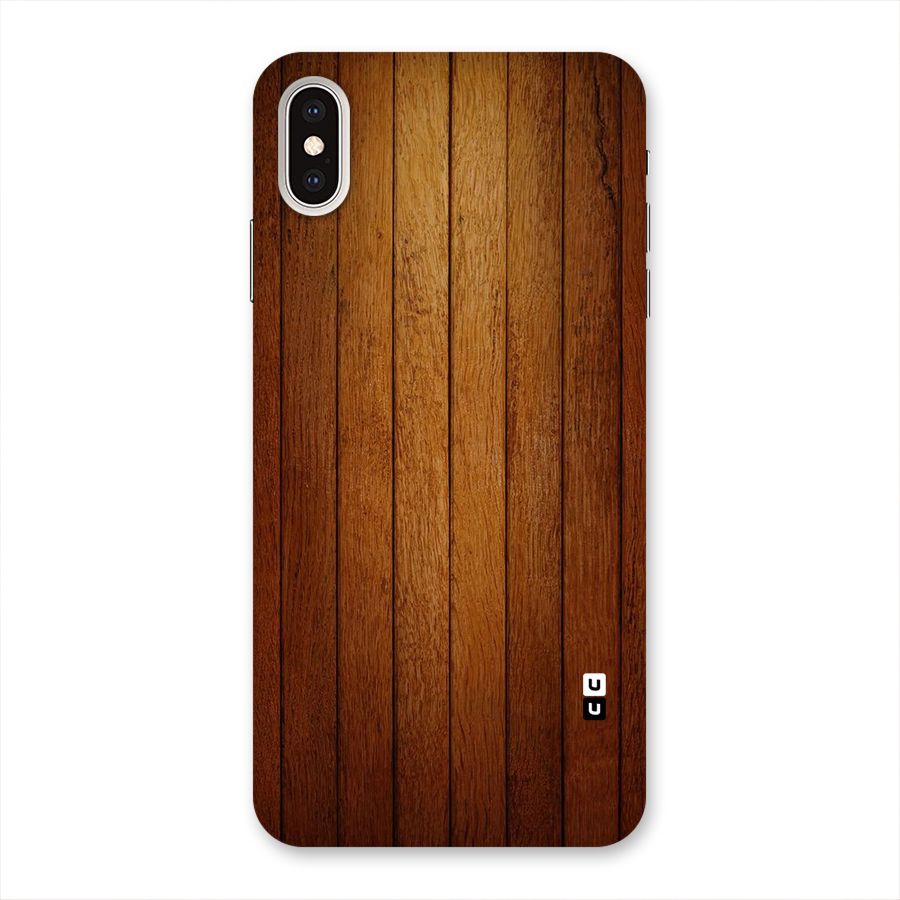 Proper Brown Wood Back Case for iPhone XS Max