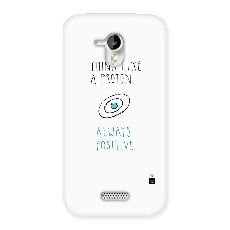 Proton Positive Back Case for Micromax Canvas HD A116