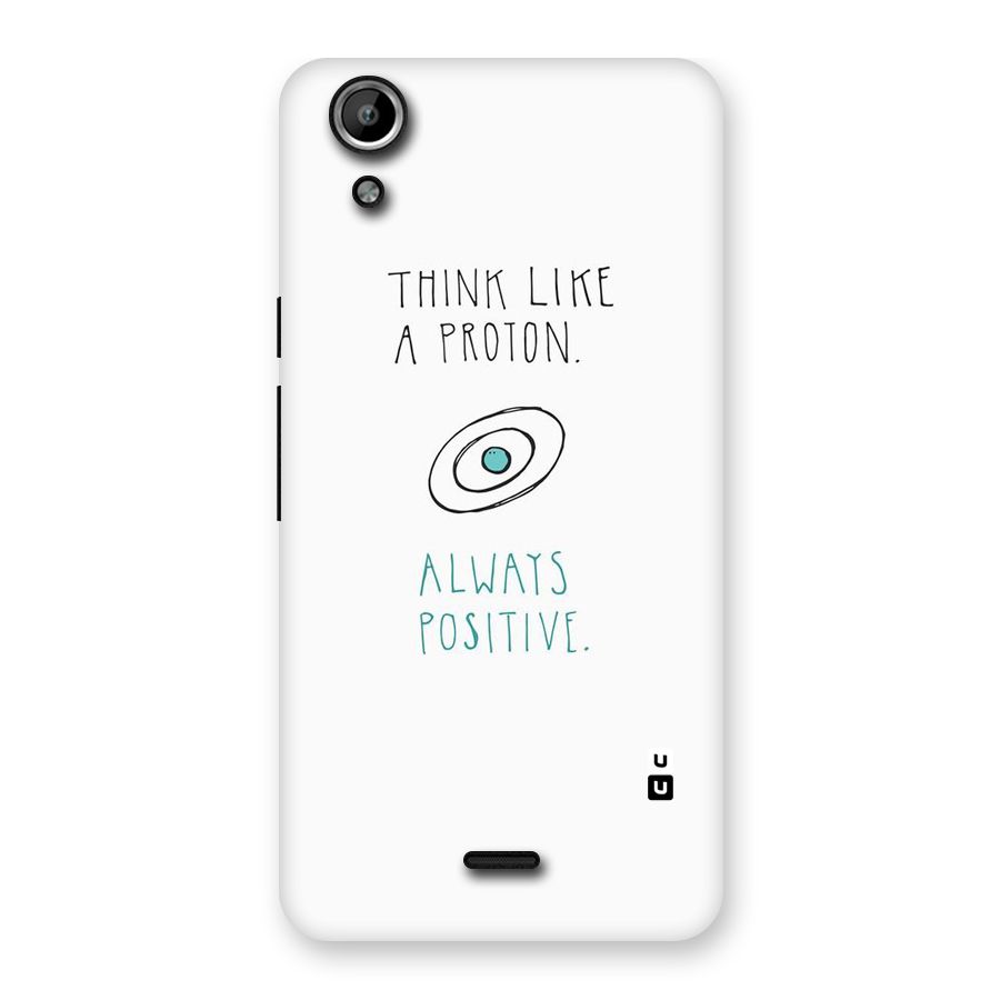 Proton Positive Back Case for Micromax Canvas Selfie Lens Q345