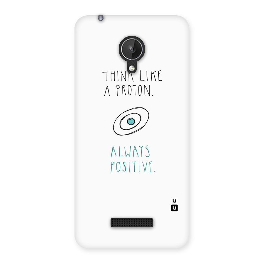 Proton Positive Back Case for Micromax Canvas Spark Q380