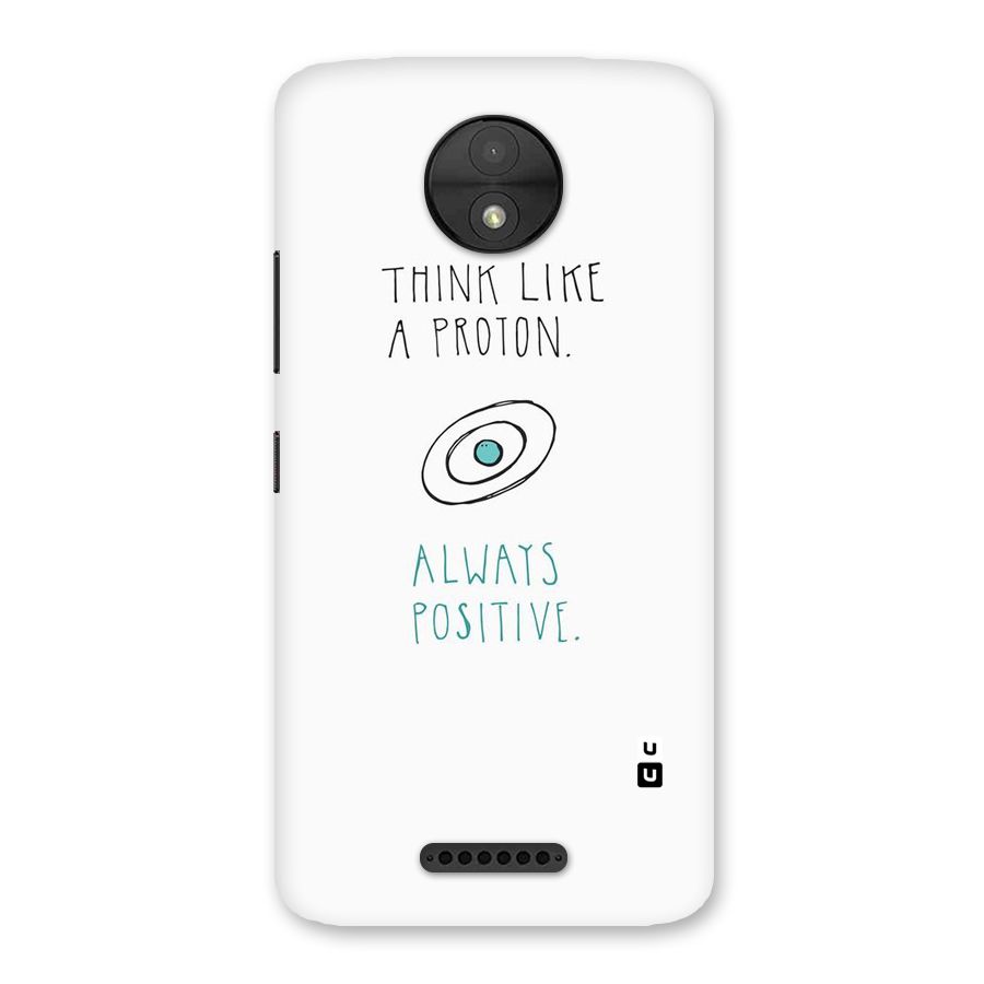 Proton Positive Back Case for Moto C