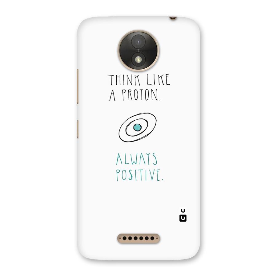 Proton Positive Back Case for Moto C Plus