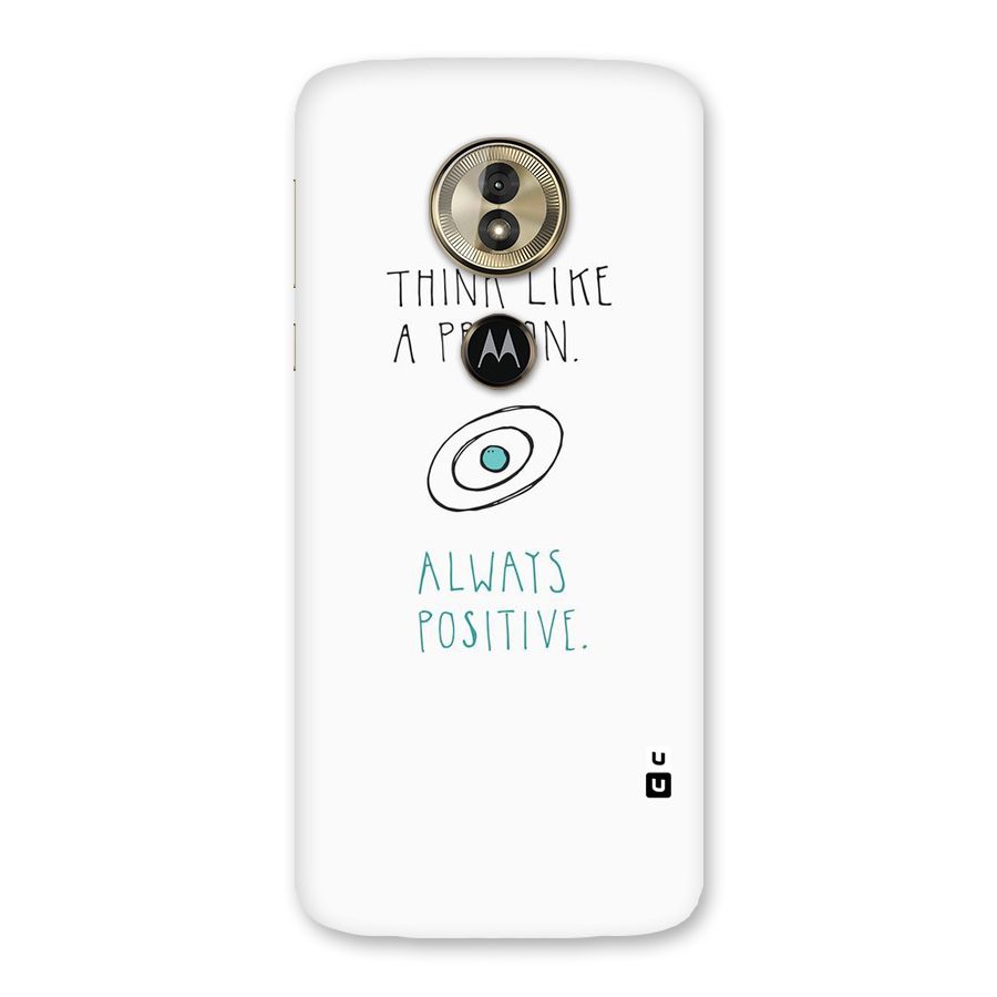 Proton Positive Back Case for Moto G6 Play