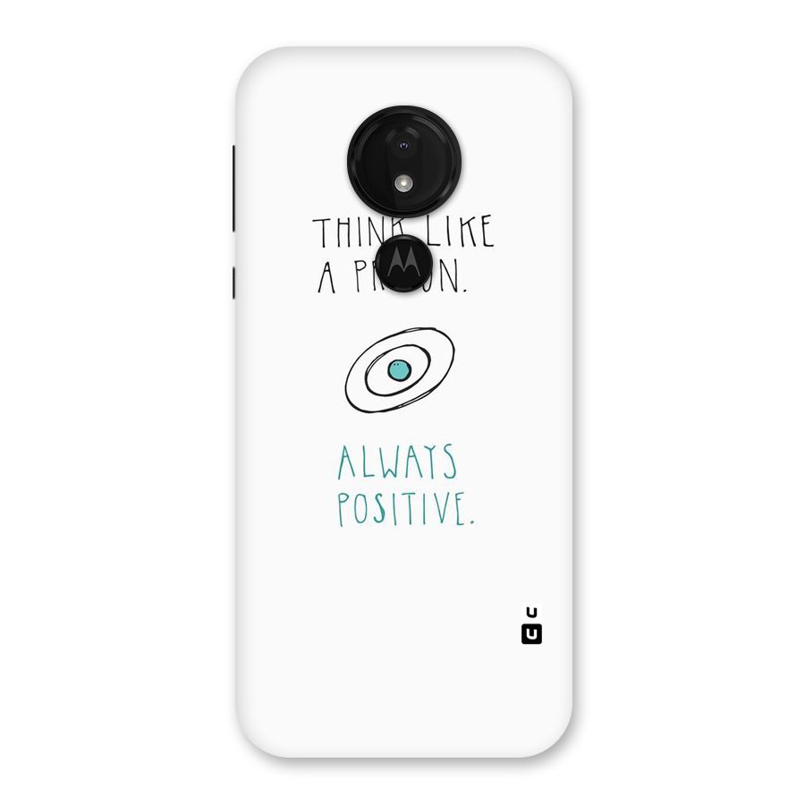 Proton Positive Back Case for Moto G7 Power