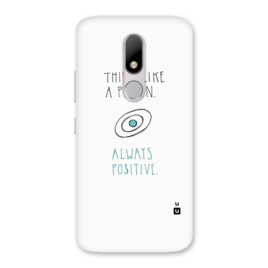 Proton Positive Back Case for Moto M
