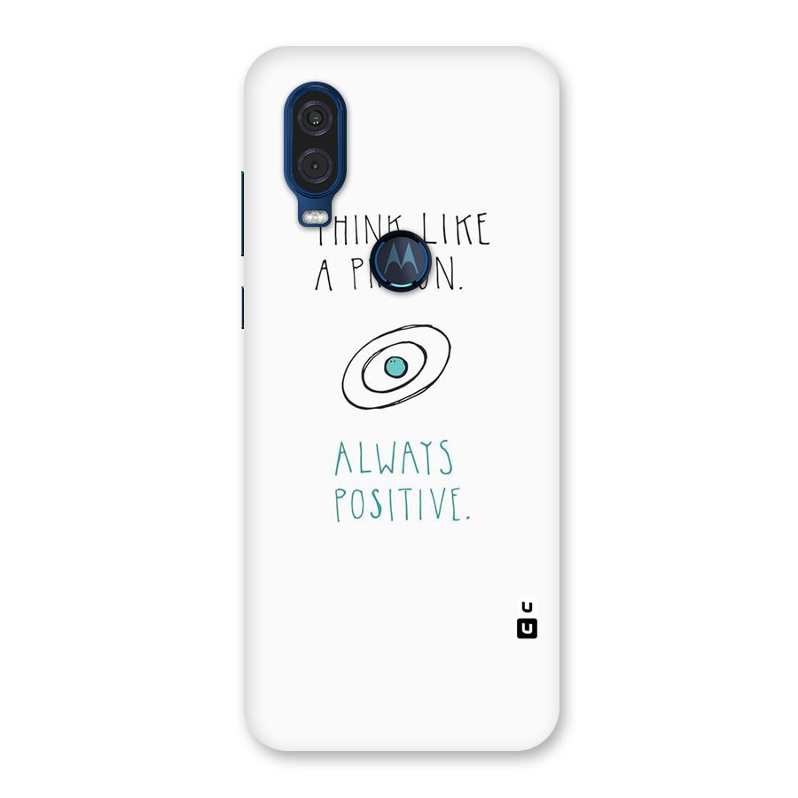 Proton Positive Back Case for Motorola One Vision