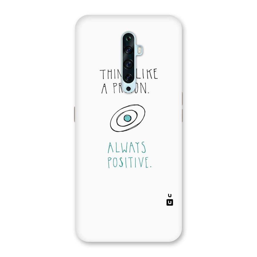 Proton Positive Back Case for Oppo Reno2 F